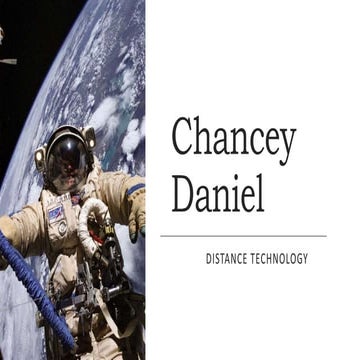 Distance Technology PowerPoint