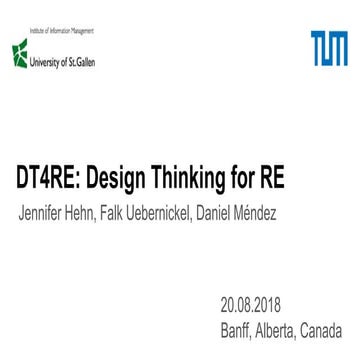 Design Thinking for Requirements Engineering