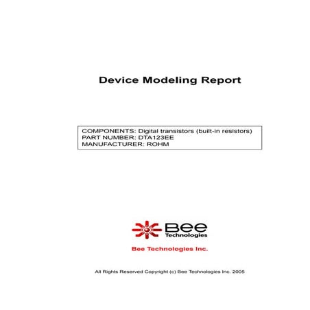 PSpice Model of DTA123EE