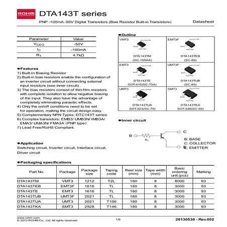 Transistor 2SD1862 - Caso: Standard Marca: ROHM