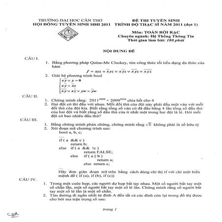 Cao Hoc " He Thong Thong Tin" 2011