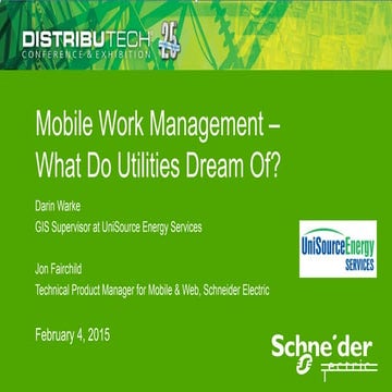Distributech 2015 - Mobile Work management