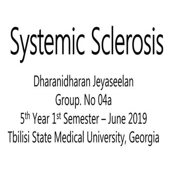Scleroderma - Dhara 