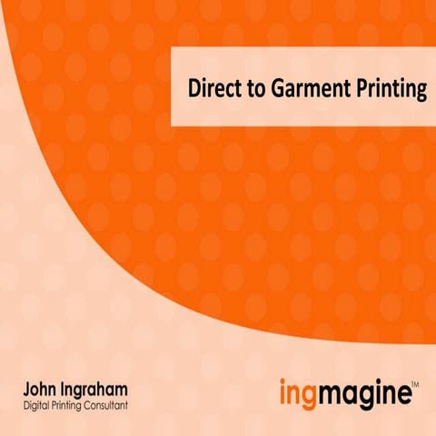 Direct to Garment Printing