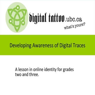 Digital Footprints for grades 2 and 3