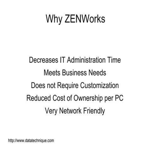 Dti Zen Sales Material