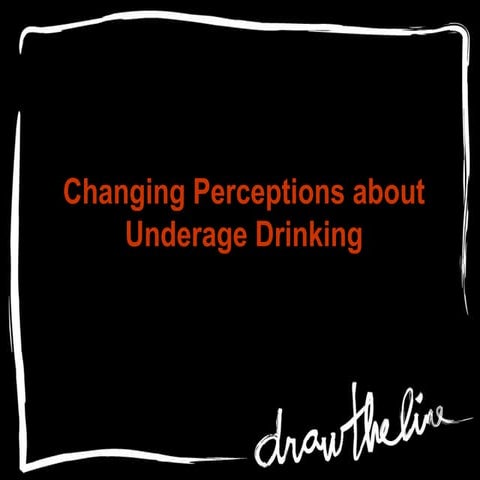 Changing Perceptions About Underage Drinking | PPT