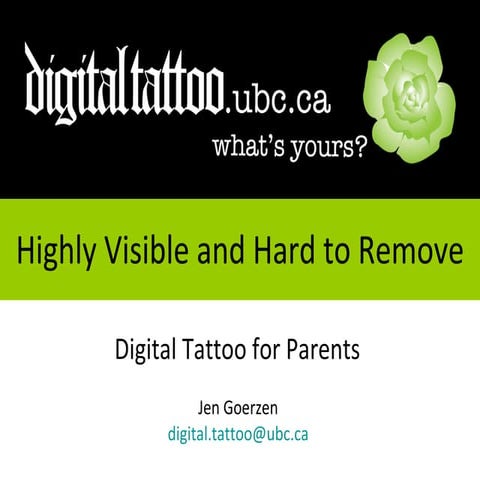 Digital Tattoo for Parents