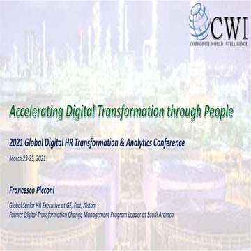 Accelerating Digital Transformation through People: Saudi Aramco and GE