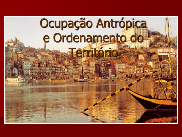 Ocupação Antrópica