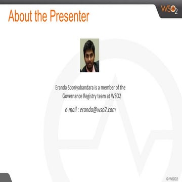 Design Time and Run Time Governance 