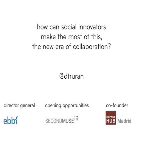 how can organizations and companies thrive in this, the era of collaboration?...