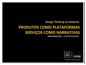 Design Thinking na Indústria