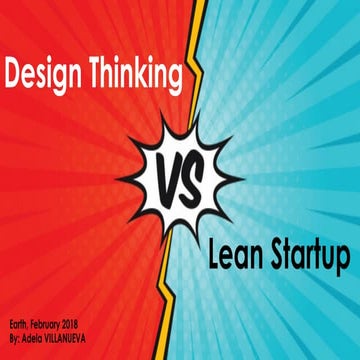 Design Thinking VS Lean Startup