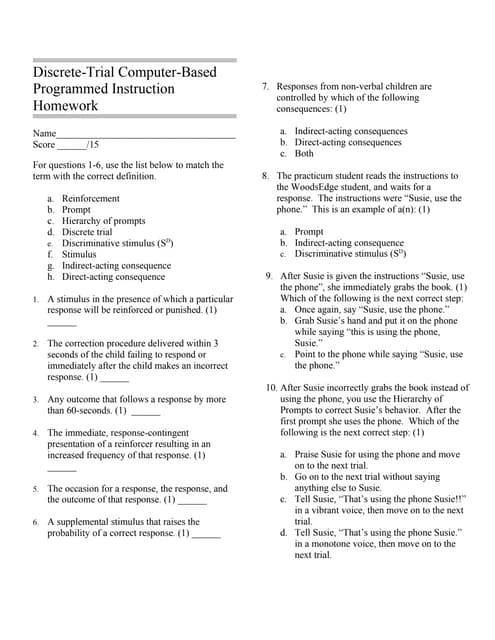 Homework #3 | DOC