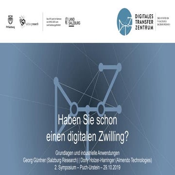 Haben Sie schon einen digitalen Zwilling? Grundlagen und industrielle Anwendu...