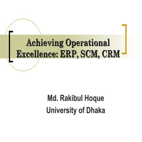 DU  Achieving Operational Excellence.ppt