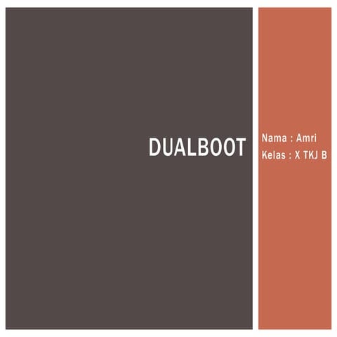 Dualboot linux dan windows