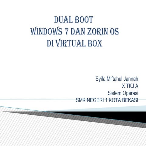 Dual Boot