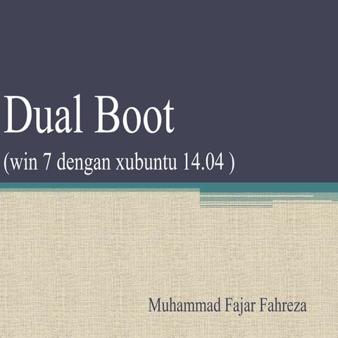 Dual boot  