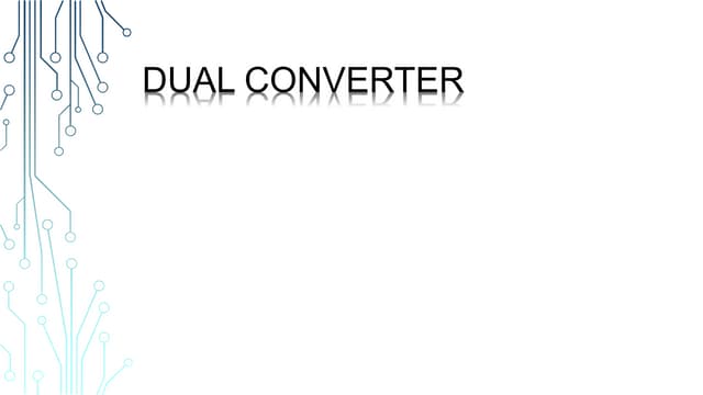 Dual converters (1)