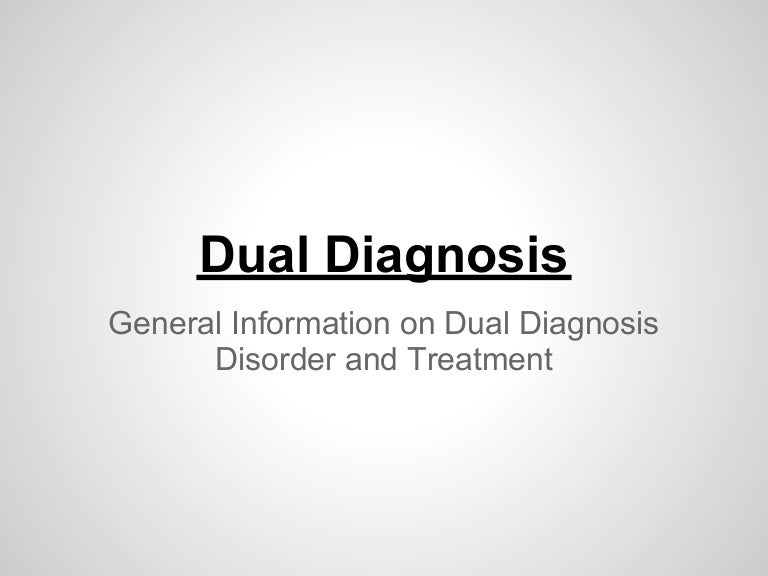 Basic Information On Dual Diagnosis Treatment