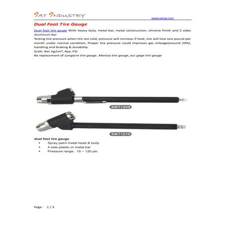 Tire inflator | PDF
