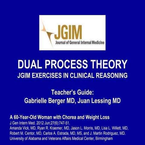 Dual Process Theory Case 2 | PPTX