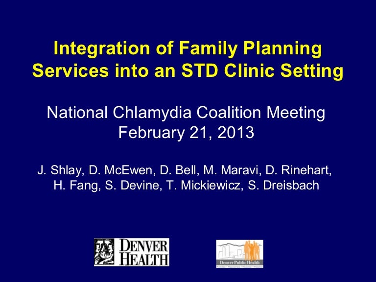 Integration of Family Planning Services into an STD Clinic Setting