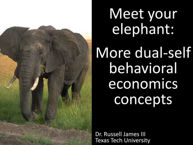 The dual self model of choice in non-economic disciplines