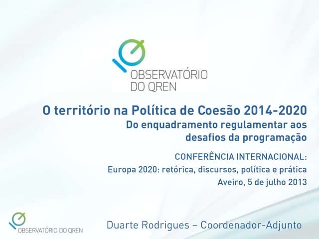 Duarte Rodrigues - Conferência Euro...