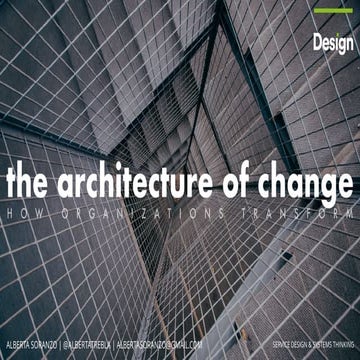Alberta Soranzo: The Architecture of Change