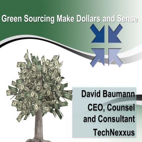 Green IT Makes Dollars and Sense