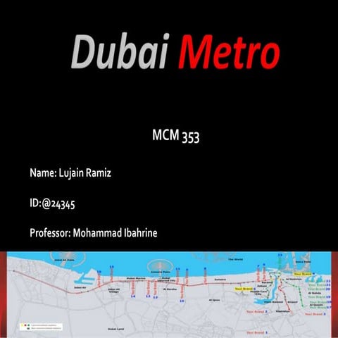 Dubai metro