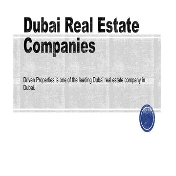 TOP 10 REAL ESTATE COMPANIES IN DUBAI PDF visual data 8