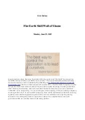 Flat world thesis image