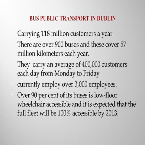 public transport in Dublin