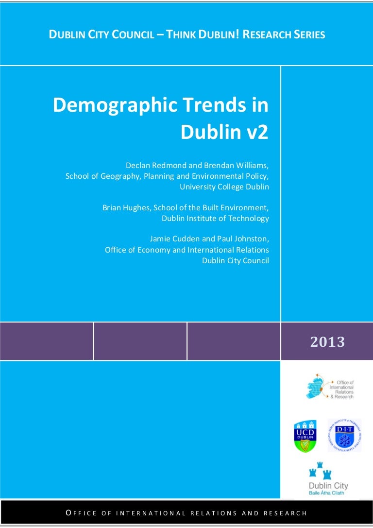 Dublin Demographics 2013