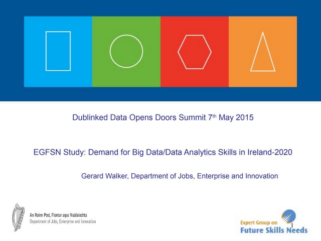Future Skills Needs for Data and Analytics 