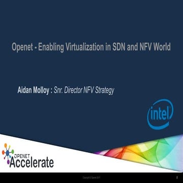 Intel's Out of the Box Network Developers Ireland Meetup on March 29 2017  - ...