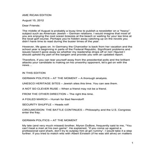 Du bow diges american edition august 15, 2012