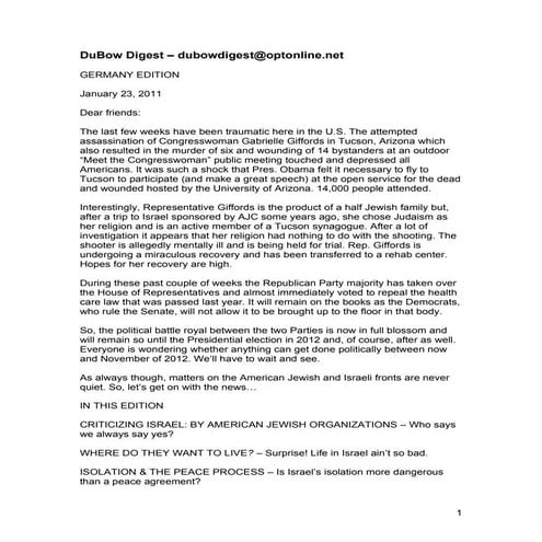 Du bow digest germany edition january 23, 2011