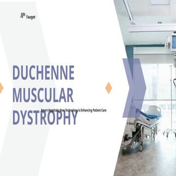 DUCHENNE MUSCULAR DYSTROPHY. Pathophysiology and management | PPTX