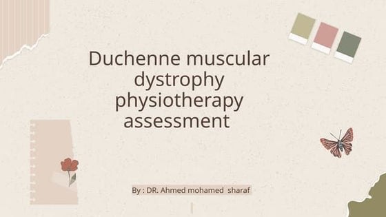 DUCHENNE MUSCULAR DYSTROPHY | PPTX