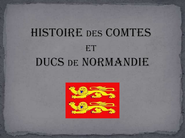 Ducs de normandie