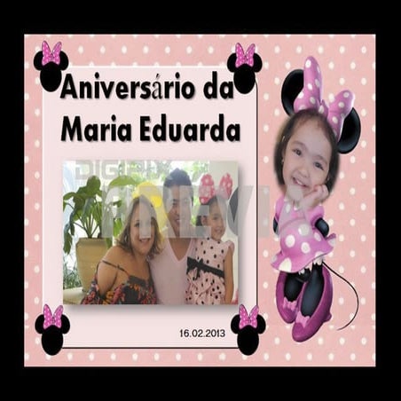 Montagem de Fotolivro (aniversário de criança)