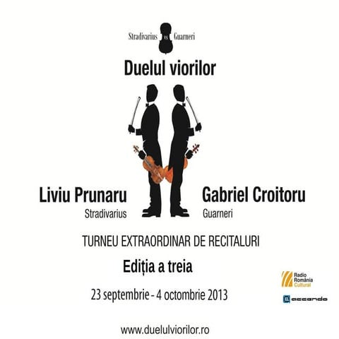 Duelul viorilor - Opera Nationala din Iasi, 30 septembrie