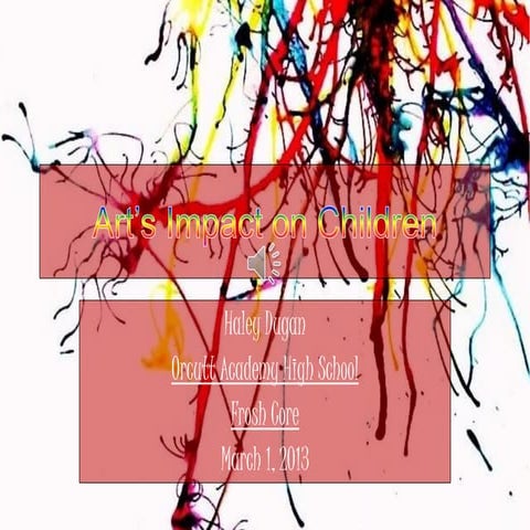 Art's Impact on Children