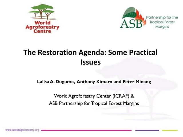 Duguma et al-landscape-restoration