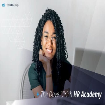 The Dave Ulrich HR Academy Brochure 